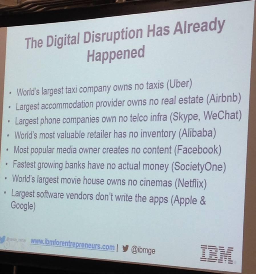 digital disruption has already happened