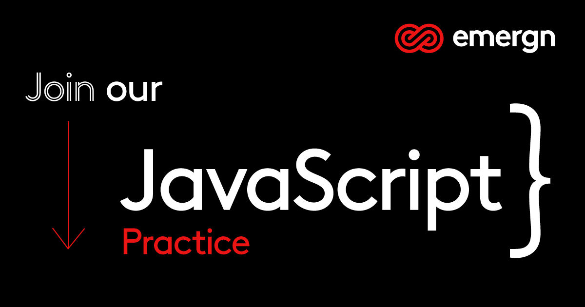 Join our JavaScript Practice and make an impact every day - Emergn
